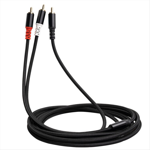 Καλώδιο Y Subwoofer Y προσαρμογέα 1X σε 2X RAC καλώδιο ήχου, 3 μέτρα