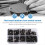 90 σετ βιδών Chicago Assorted Kit, 6 μεγέθη για DIY δερμάτινες κατασκευές A 5