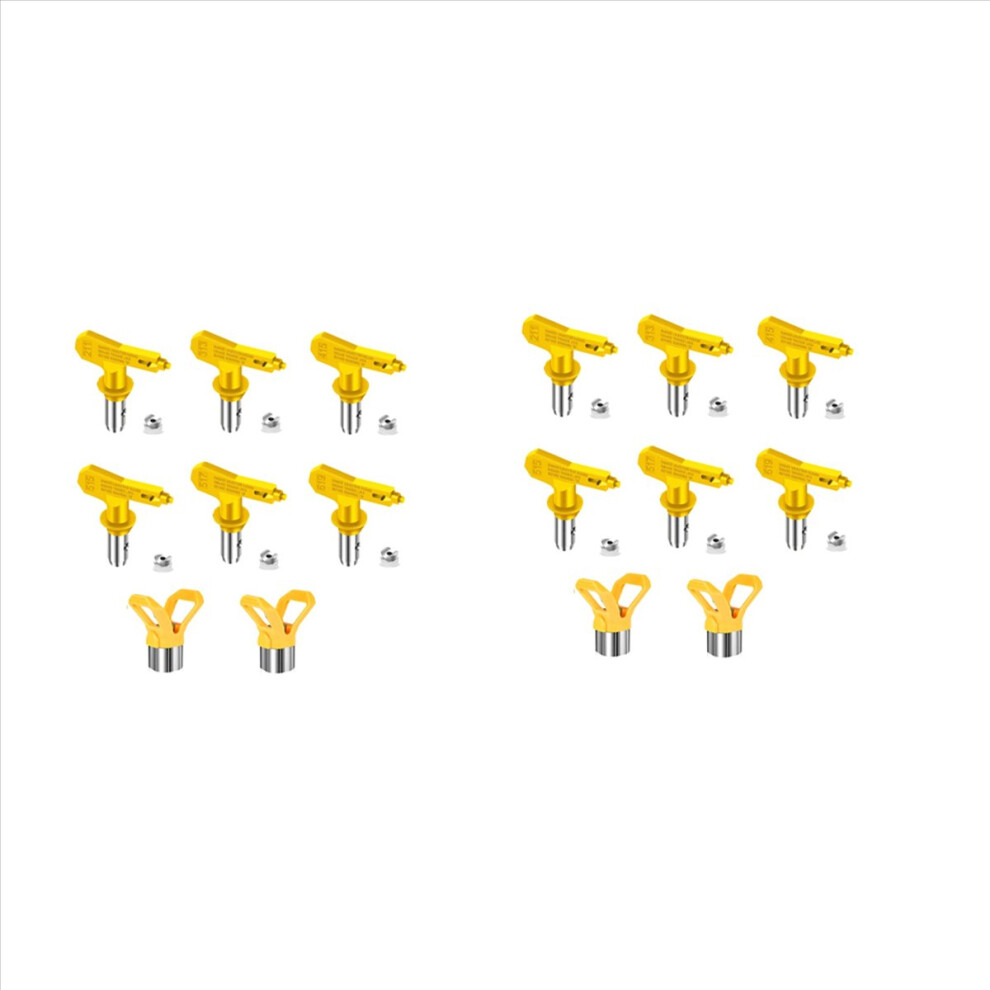 Airless Paint Nozzles Set,Reversible Tips Airless Paint Sprayer 4714273558460