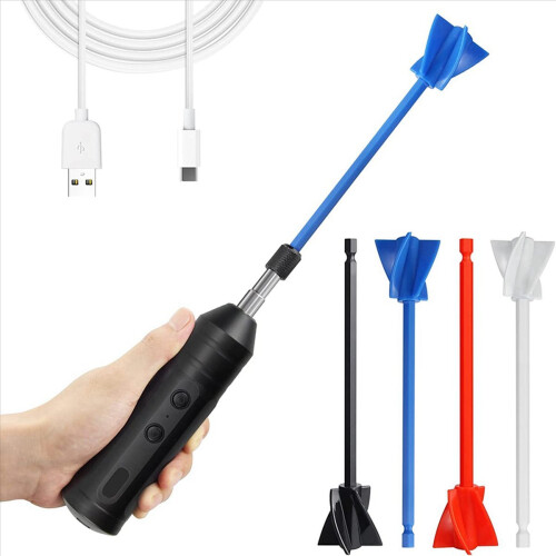 Epoxy Mixer, Handheld Resin Mixing Tools with 4Pcs Paddles 1