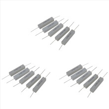 5x 10W 20 Ohm 5% Trådviklet Keramisk Cement Modstand 10 Watt