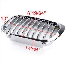 2 db krómozott első motorháztető rács 1998-2001 E46 320I 323I 325I 328I modellekhez