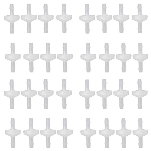 8 buc. supapă de sens unidirecțională PVDF de 1/4 inch, 6 mm, 8 buc.