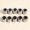 10Pcs Needle Bearing HF081412 Outer Ring Octagon One-Way Needle 6