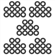 10 stk. svarte gummipakninger for oljeavtappingsplugg til 12616850 3536966