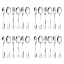 Stainless Steel Child Safety Cutlery Bear Children Spoon