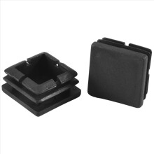 200 stuks 1 inch vierkante buis eindkap plastic pluggen insteek stoelpluggen