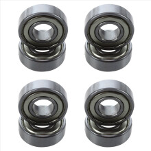 Rolamento radial de esferas de sulco profundo de par de metal duplo 6202Z