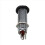 Jack cilindric cromat de 1/4 inch pentru chitară electrică bas 3