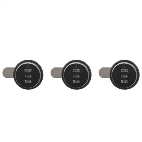 Alloy Code Combination Cam lock Keyless black 1