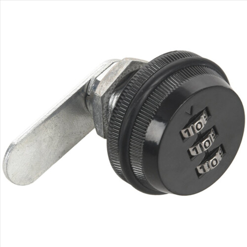 Alloy Code Combination Cam lock Keyless black 2