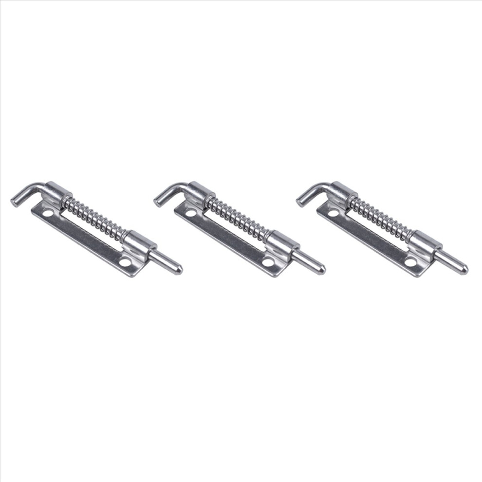 Hardware Spring Loaded Metal Security Bolt Latch 3.5" Silver 4714273560449