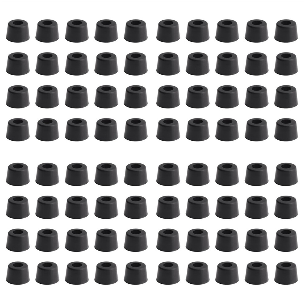 Rubber Anti Vibration Isolator Absorber Base Foot Pad 20Pcs Black 4714273595236