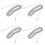 9M 30ft RJ11 6P2C modulaire telefoonkabels, wit 1