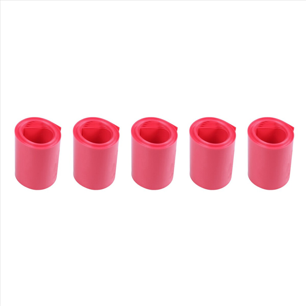 2M 50Mm Width Pvc Heat Shrink Wrap Tube Red For 2 X 18650 Battery 4714273571032
