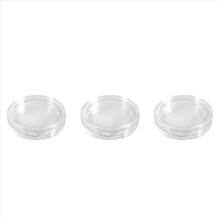 10 Stk Kleine runde transparente Kunststoff-Muenzkapseln æske 20mm