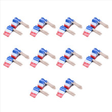 Lot De 50 stk. Mini Cure-buler Avec Drapeau - Frankrig(Bleu,Blanc,Rouge)