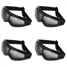 Goggles Clear Glasses Wind Dust, Black