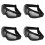 Goggles Clear Glasses Wind Dust, Black 1
