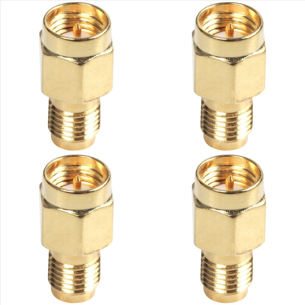 Sma Spina A Rp-Sma Femmina Coassiale Adattatore Connettore Gold 4714273594550