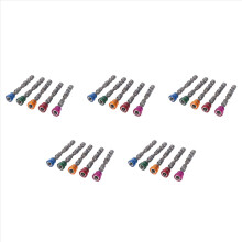5x sekskantet magnetisk skrutrekker 65 mm S2 PH2 enkelthodet bitverktøy 5 farger