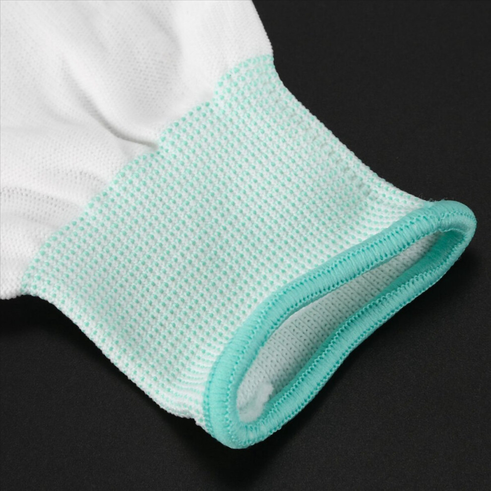 1 Pair Esd Pc Computer Working Anti Skid Anti-Static White Gloves 4714273571957