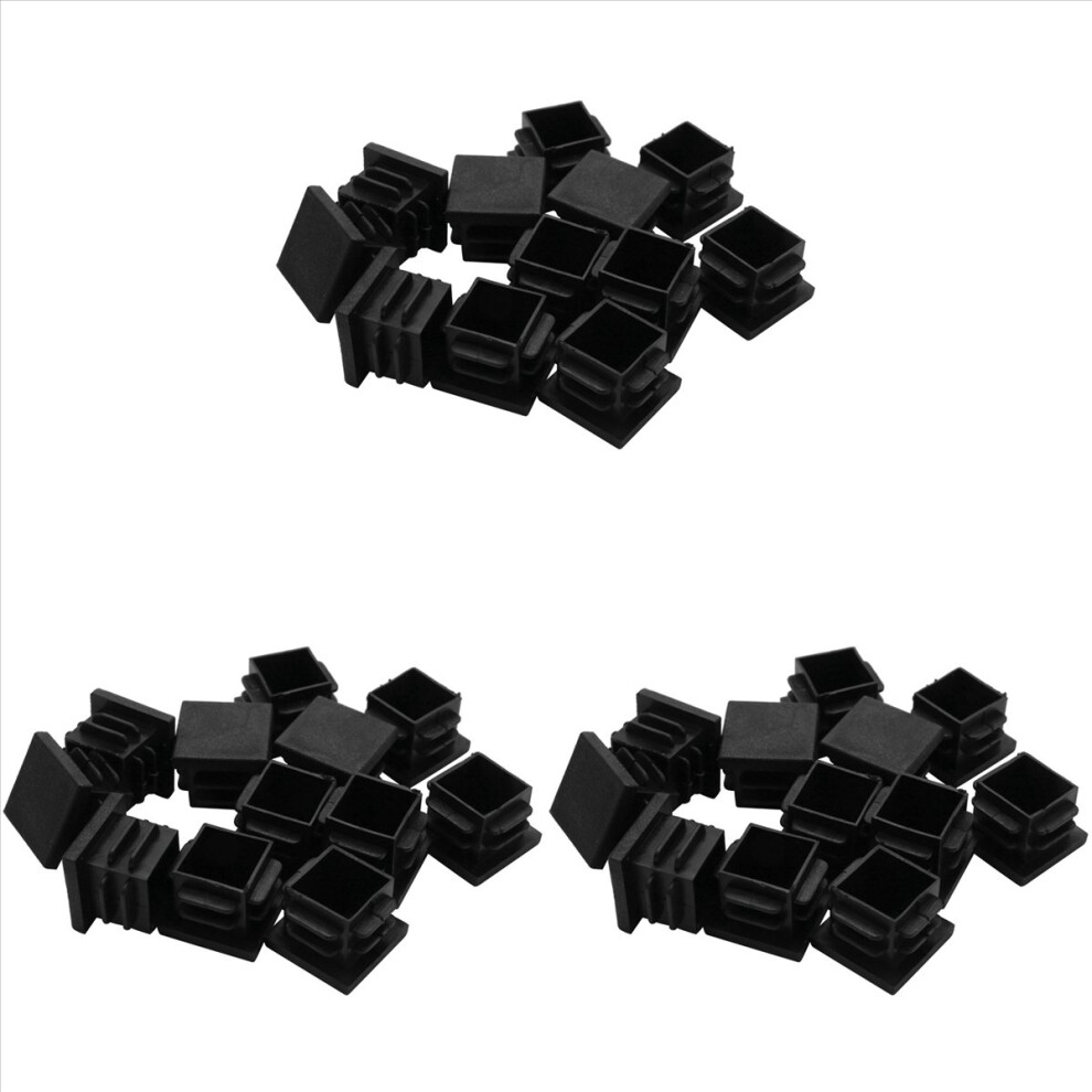 12 Pcs 19mmx19mm Blanking End Caps Square Tubing Tube Insert Plastic-image-OPC-PMD895C-NEW