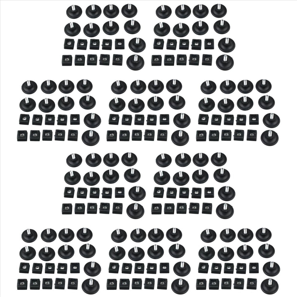 45Mm Base Adjustable Leveling Foot 25Mmx25mm Square Tube Insert Kit 4714273571926