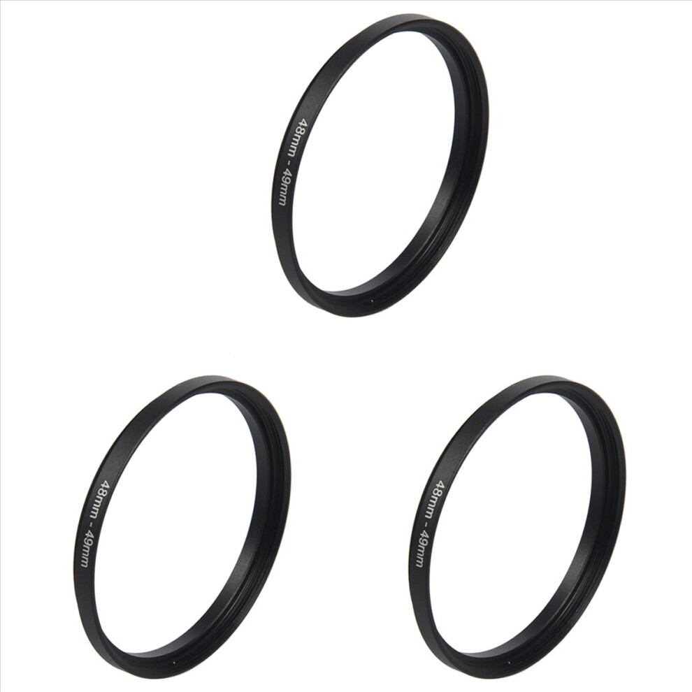48Mm To 49Mm Camera Filter Lens 48Mm-49Mm Step Up Ring Adapter Black 4714273571841