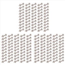 50set șuruburi cu cap hexagonal zimțat M2x10mm, piulițe și bolțuri