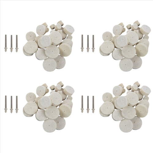 33Pcs Soft Felt Polishing Buffing Wheel Mixed for Rotary Tool