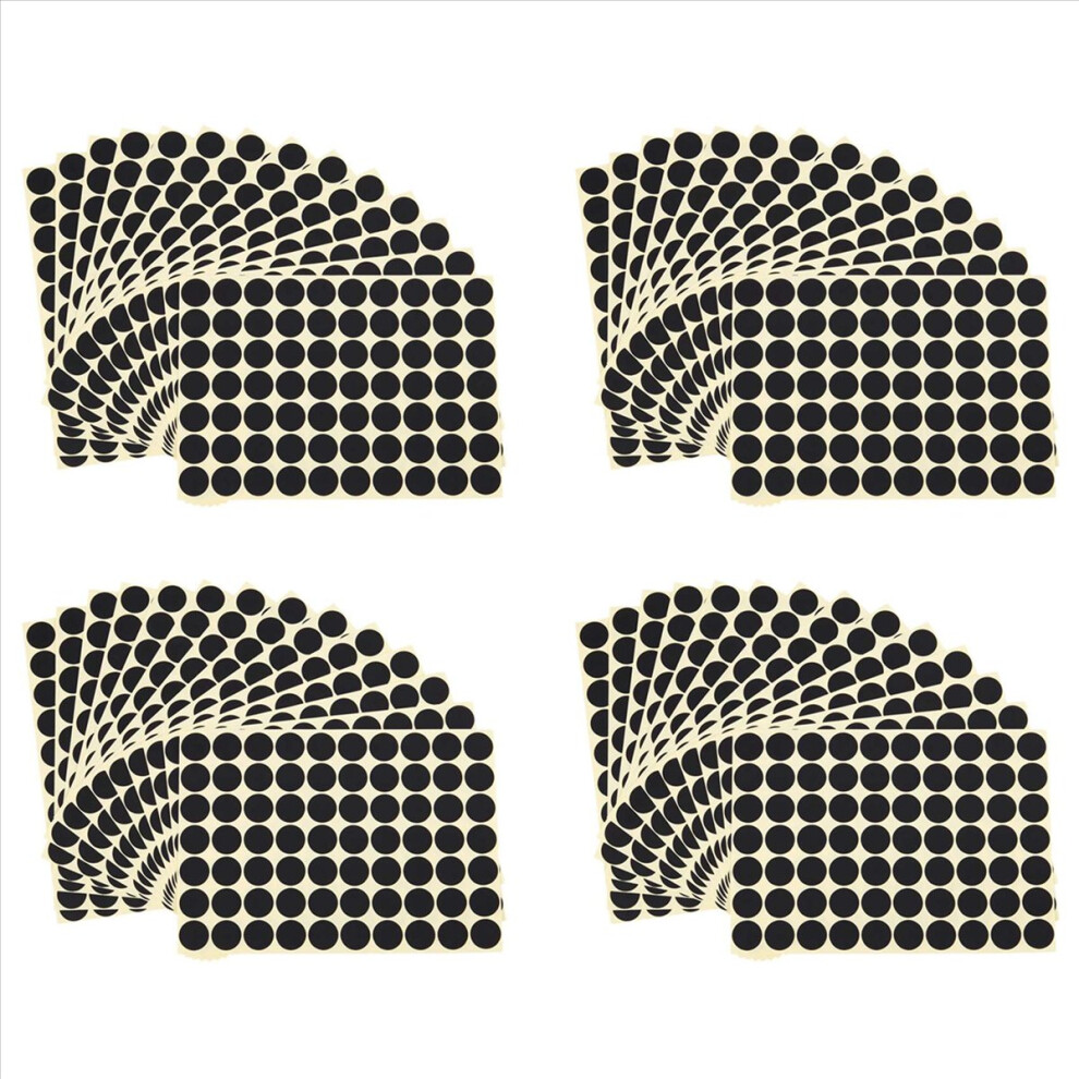 19mm Circles Round Code Stickers Self Adhesive Sticky Labels Black-image-OPC-PMD897C-NEW