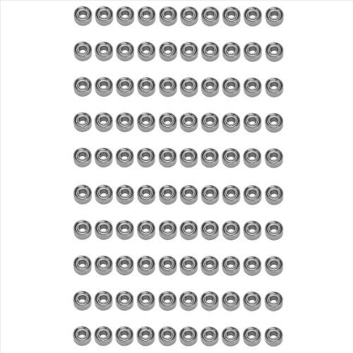 10 τεμάχια μινιατούρα σφραγισμένα μεταλλικά ρουλεμάν Μοντέλο: MR52-ZZ 2x5x2.5Mm