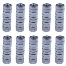 10 stk. 6000RS skjermede radialkulelager med dyp spor, 10 mm x 26 mm x 8 mm