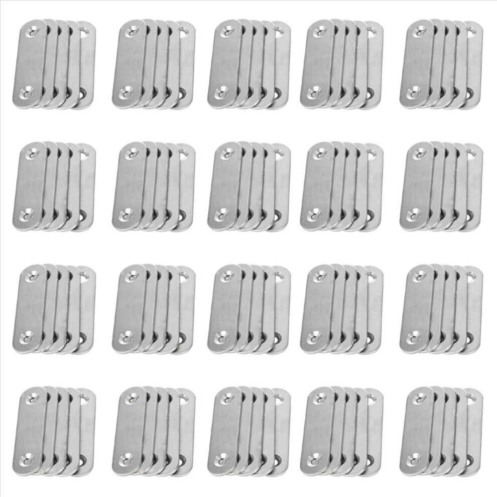 60Mm X 16Mm Straight Repair Joining Mending Flat Plate Bracket 5Pcs 4714273561088