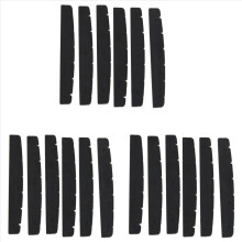 6x Fekete 6-húros gitár felső nyereg 42mm x 3mm