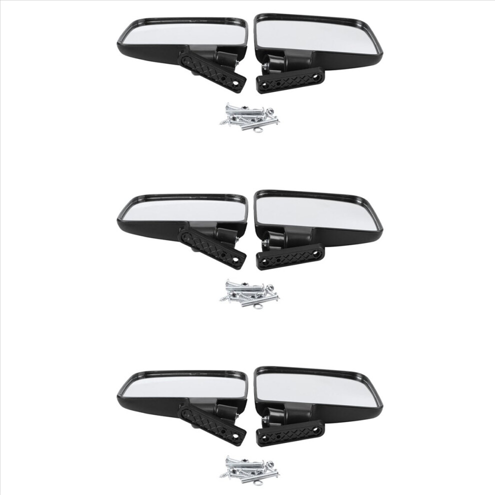 Golf Cart Mirrors - Universal Folding Side View Mirror For Golf Carts