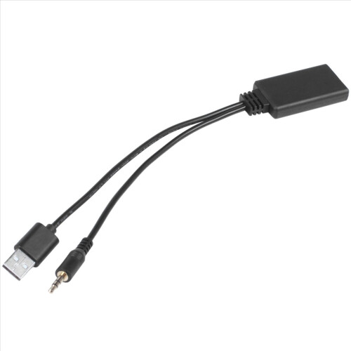 Bluetooth adaptér do auta USB 3,5 mm zásuvka pro E90 E91 E92 E93 1