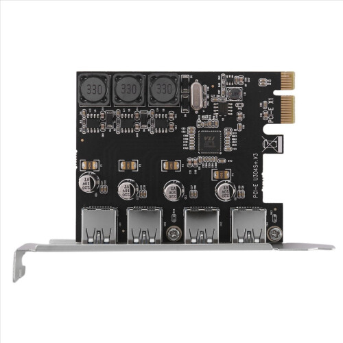 4-poorts USB 3.0 PCI Express-uitbreidingskaart PCIe PCI-E hostcontroller 1
