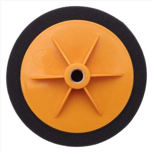 Almofada de polimento de carro de 6 polegadas/15 cm, esponja M14, ferramenta para rodas, preta 1