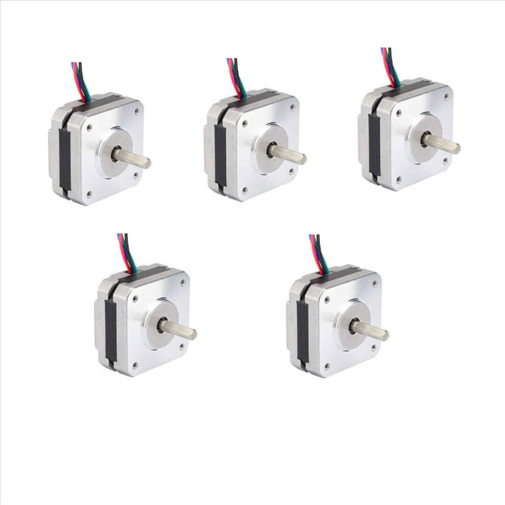 17Hs08-1004S 4-Lead Nema 17 Stepper Motor 20Mm 1A 13Ncm(18.4Oz.in) 4714273502999