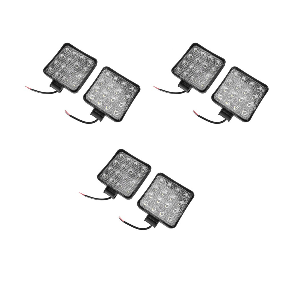 2 Pcs 48W 6000K Led Work Lights Lamp Tractor Suv Truck 4Wd 12V 24V 4714273573630