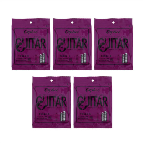 6pcs/set Acoustic Guitar Strings Special Anti-Rust TX620-S