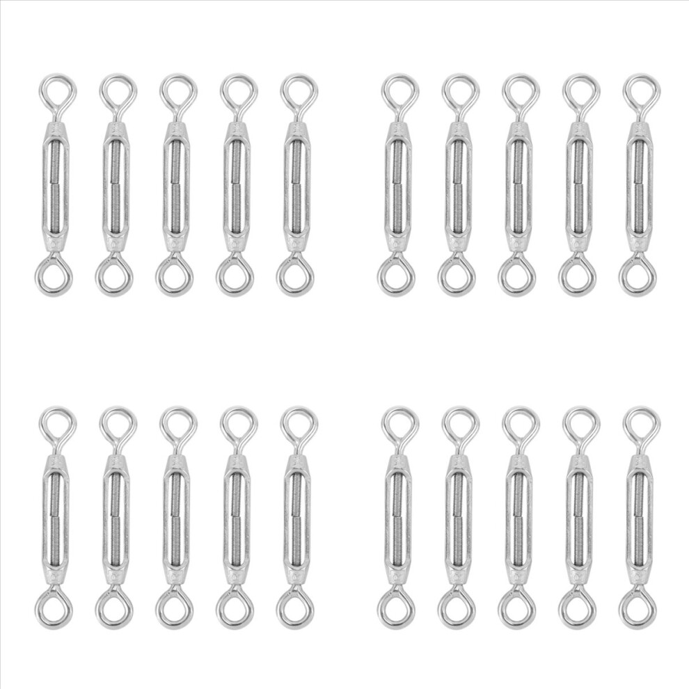 Stainless Steel 304 Eye & Eye Turnbuckle Wire Rope Tension (5Pcs) 4714273505198