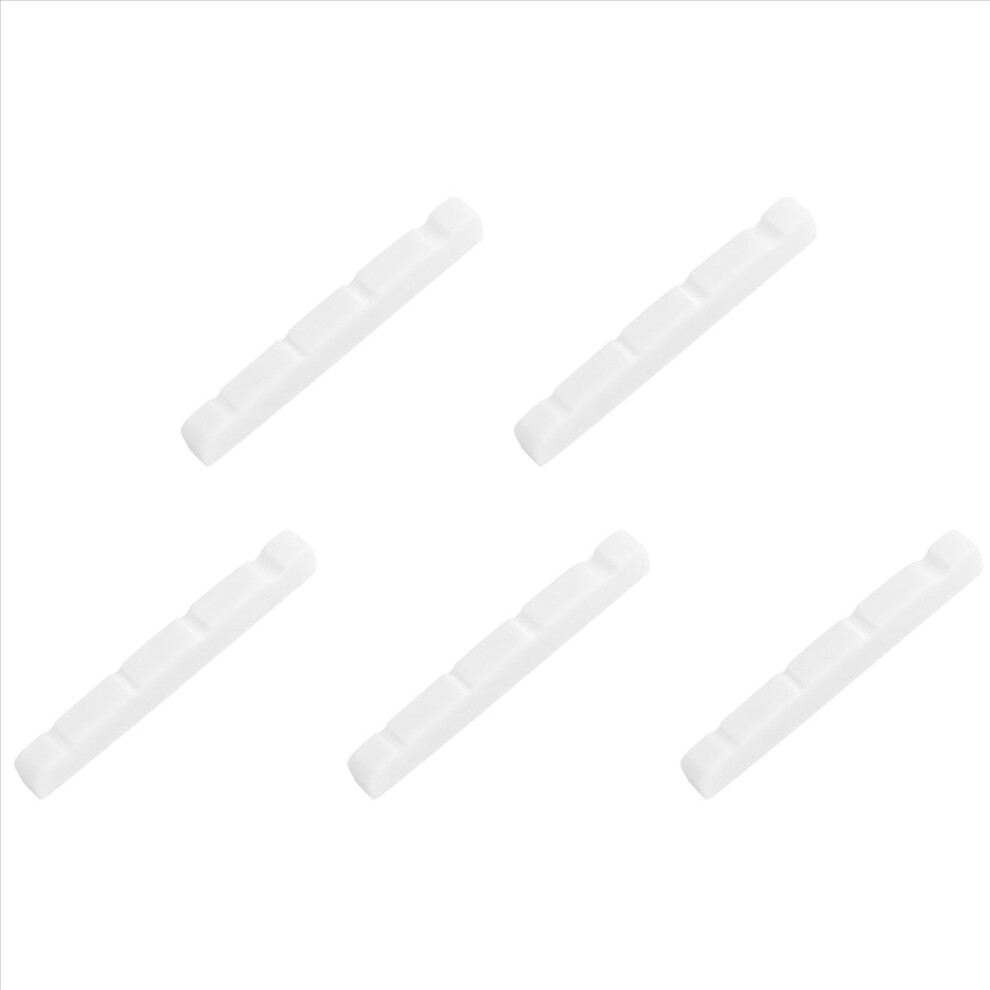 Pre-slotted Flat Bottom Bone Bass Nut for 4String Bass,38x3.5x5/4.5mm-image-OPC-PMD8BGN-NEW