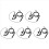 3.5mm Single Earphone Earbud Headphone w/ Mic For Phone for 1