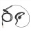 3.5mm Single Earphone Earbud Headphone w/ Mic For Phone for 3