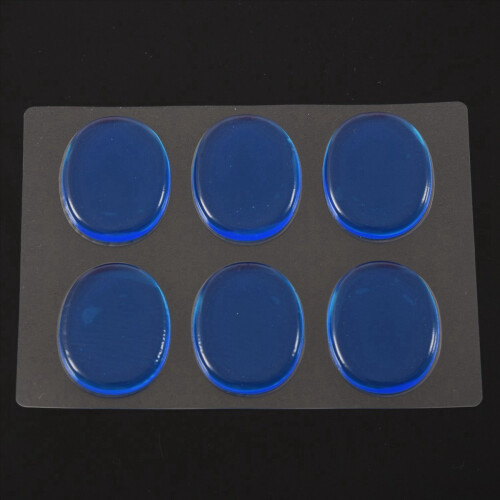 6 stuks/set snaredrum demper percussie-accessoires (blauw)