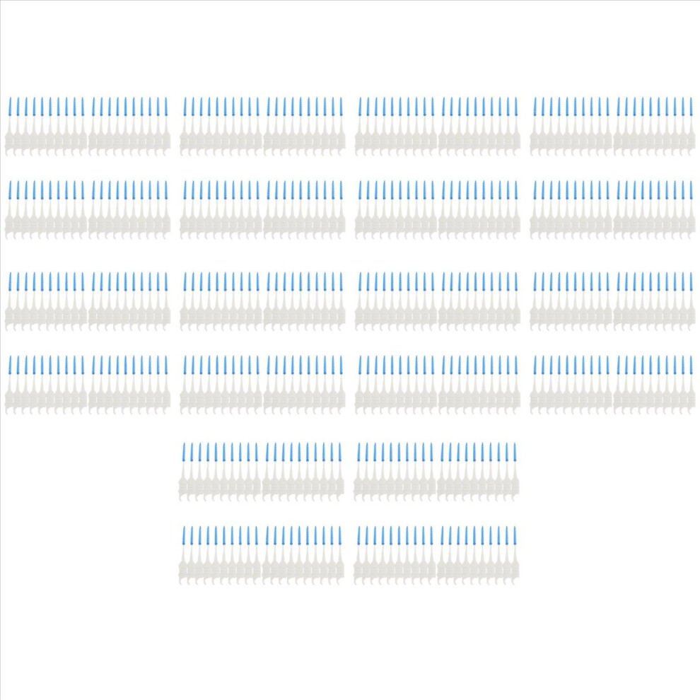 40pcs Teeth Toothpicks Dental Floss Picks Interdental Brush Stick