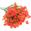 4 Bunches Artificial Fake Flowers Anthurium Plants Plastic Shrubs 2